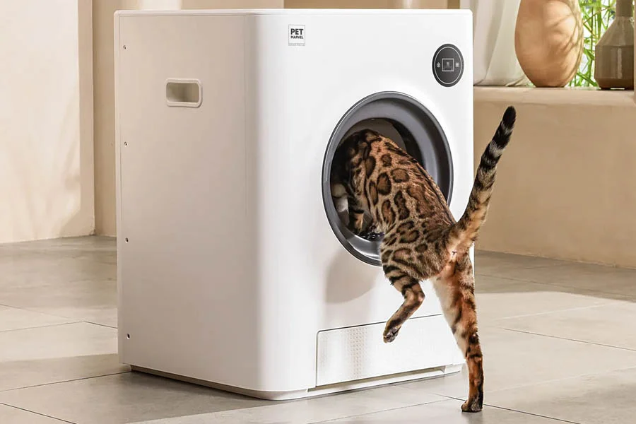 automatic cat litter cleaner