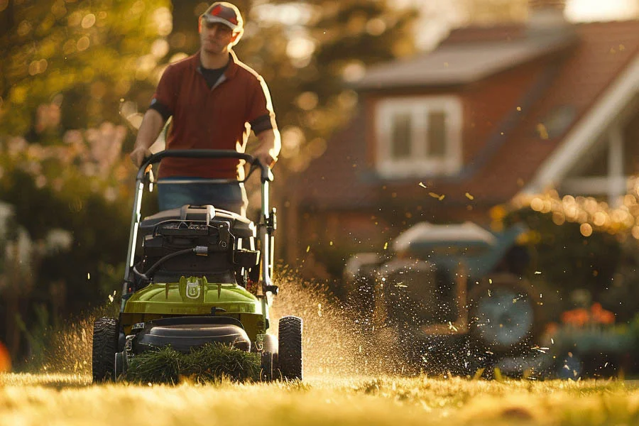 top self propelled lawn mower